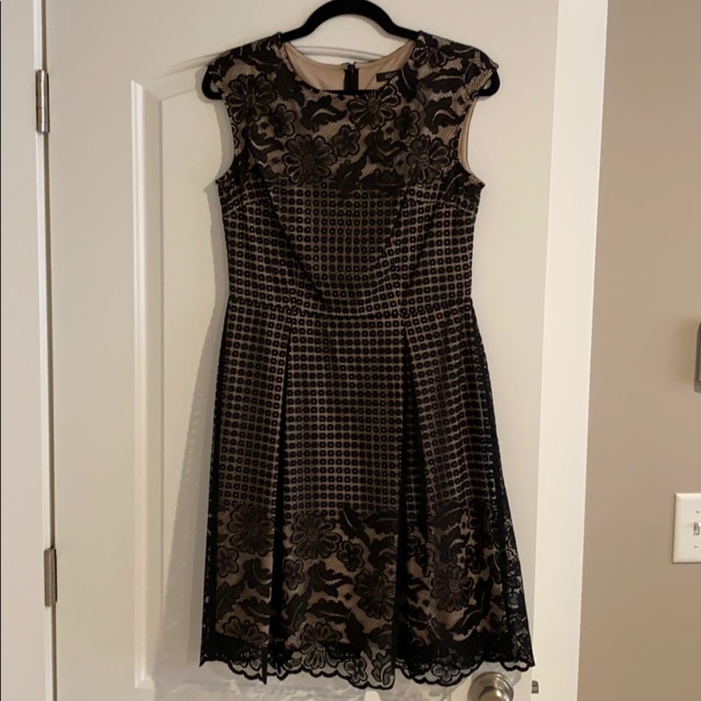 Black lace dress